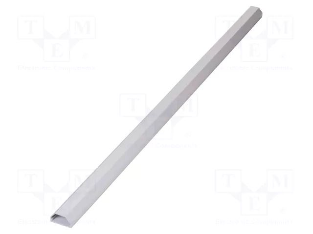 Closed cable trunkings; white; L: 1.1m; W: 50mm; H: 26mm; aluminium Goobay GOOBAY-90728