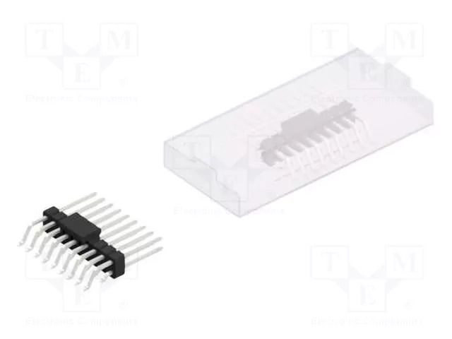 Connector: pin strips; pin header; male; PIN: 18; 3A; 250V; SMT; 2x9 FISCHER ELEKTRONIK SL17SMD10918.ZBSM
