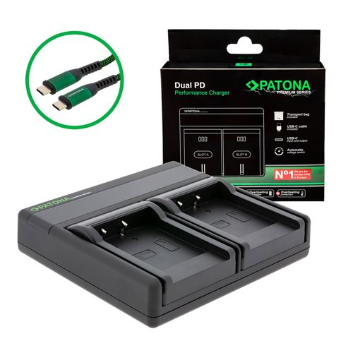  PATONA Premium Dual PD Performance charger for Medion DC-8300 incl. USB-C input/output, PATONA 121564 4055655242509