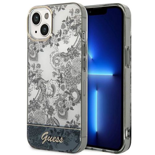 Guess GUHCP14MHGPLHG iPhone 14 Plus 6.7 &quot;gray / gray hardcase Porcelain Collection, Guess 3666339090715 3666339090715