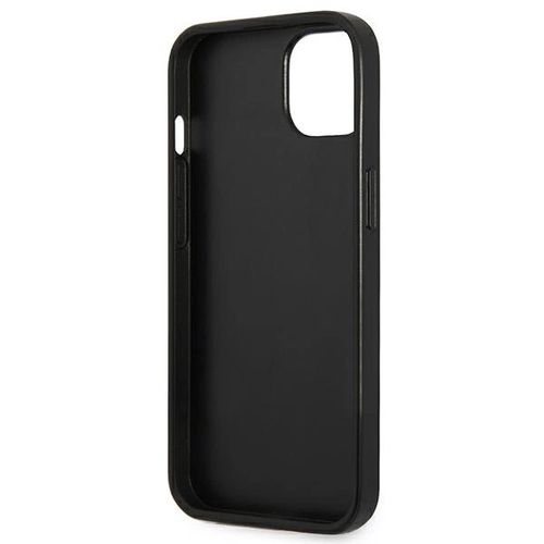 Guess GUHCP14SPSATLG iPhone 14 6.1 &quot;silver / silver hardcase SaffianoTriangle Logo, Guess 3666339065447 3666339065447