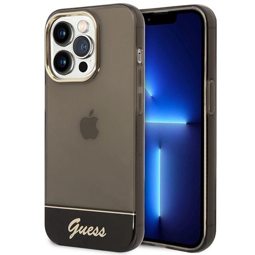 Guess GUHCP14XHGCOK iPhone 14 Pro Max 6.7 &quot;black / black hardcase Translucent, Guess 3666339088255 3666339088255