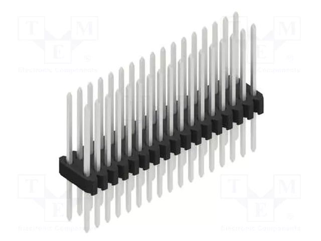 Connector: pin strips; pin header; male; PIN: 34; 1.5A; 125V; THT FISCHER ELEKTRONIK SLVW22.080.34.Z