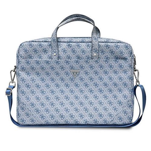 Guess Saffiano 4G Triangle Logo bag for a 16&#39;&#39; laptop - blue, Guess 3666339051129 3666339051129