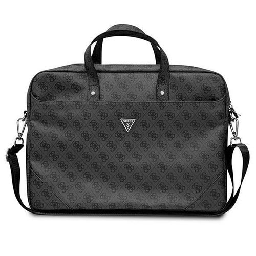 Guess Saffiano 4G Triangle Logo bag for a 16&#39;&#39; laptop - black, Guess 3666339051099 3666339051099