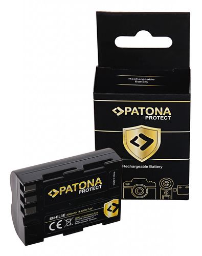 PATONA PROTECT Battery f. Nikon D700 D300 D200 D100 D80 D70 D50 EN-EL3e, PATONA 12265 4055655222150