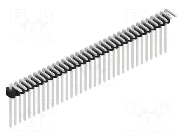Connector: pin strips; pin header; male; PIN: 34; 1.5A; 125V; THT FISCHER ELEKTRONIK SLVW1.KA.080.34.Z