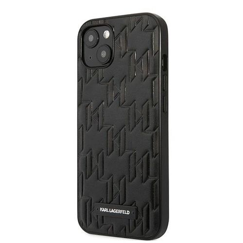 Karl Lagerfeld KLHCP13SMNMP1K iPhone 13 mini 5,4 &quot;hardcase black / black Monogram Plaque, Karl Lagerfeld 3666339049126 3666339049126