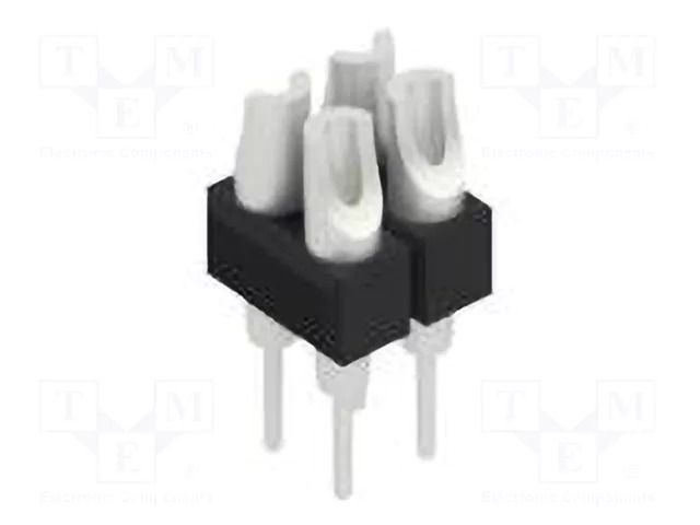 Connector: pin strips; pin header; PIN: 4; soldering,THT; 1.5A; 60V FISCHER ELEKTRONIK MK204.4.Z