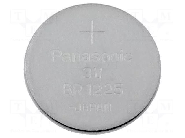 Battery: lithium; BR1225,coin; 3V; 48mAh; non-rechargeable PANASONIC BAT-BR1225