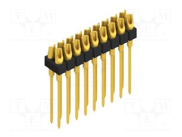 Connector: pin strips; pin header; PIN: 18; MK 210; 1.5A; 60V; 2x9 FISCHER ELEKTRONIK MK210.18.G