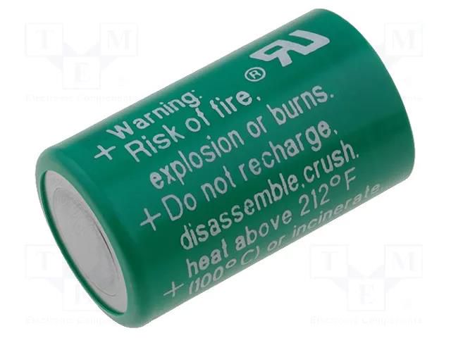 Battery: lithium; 1/2AA,1/2R6; 3V; 950mAh; non-rechargeable VARTA MICROBATTERY BAT-CR1/2AA