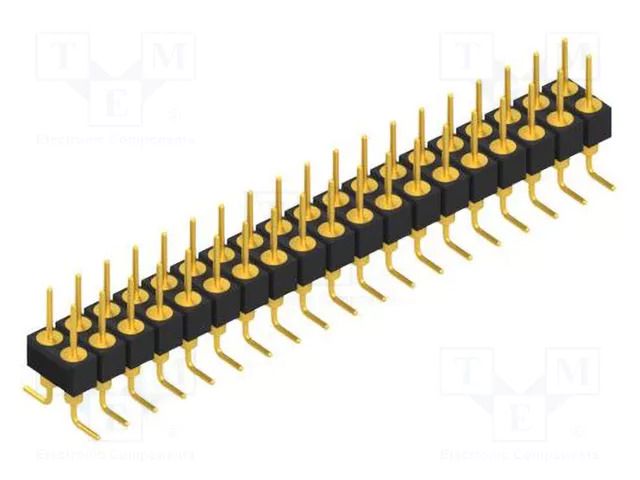 Connector: pin strips; pin header; male; PIN: 38; 1.5A; 60V; SMT FISCHER ELEKTRONIK MK226SMD38.G