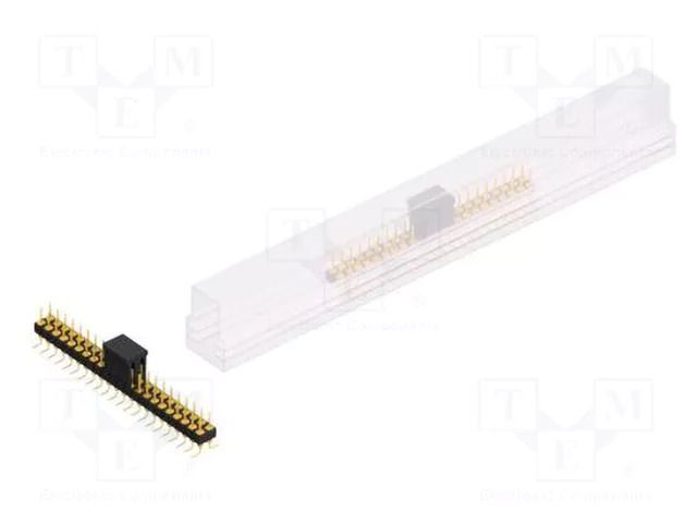 Connector: pin strips; pin header; male; PIN: 44; 1.5A; 60V; SMT FISCHER ELEKTRONIK MK226SMD44.GBSM