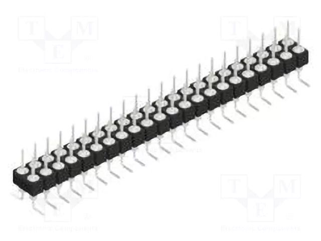 Connector: pin strips; pin header; male; PIN: 44; 1.5A; 60V; SMT FISCHER ELEKTRONIK MK226SMD44.Z