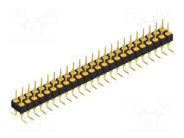 Connector: pin strips; pin header; male; PIN: 48; 1.5A; 60V; SMT FISCHER ELEKTRONIK MK226SMD48.G