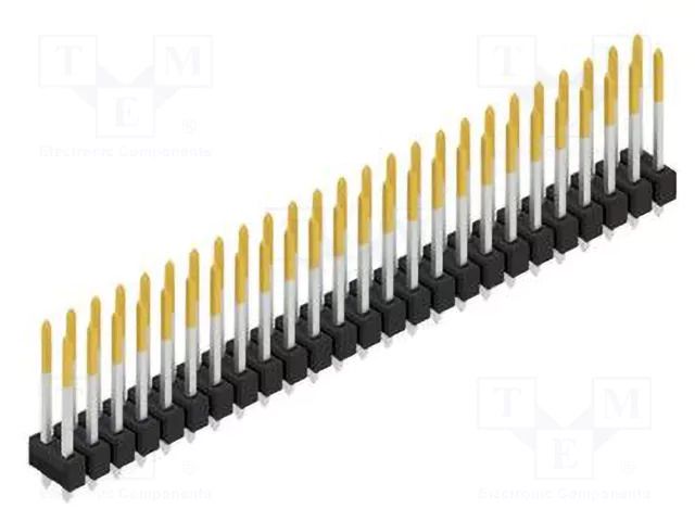 Connector: pin strips; pin header; male; PIN: 50; SL 21; 3A; 250V FISCHER ELEKTRONIK SL21.THR.164.50.S