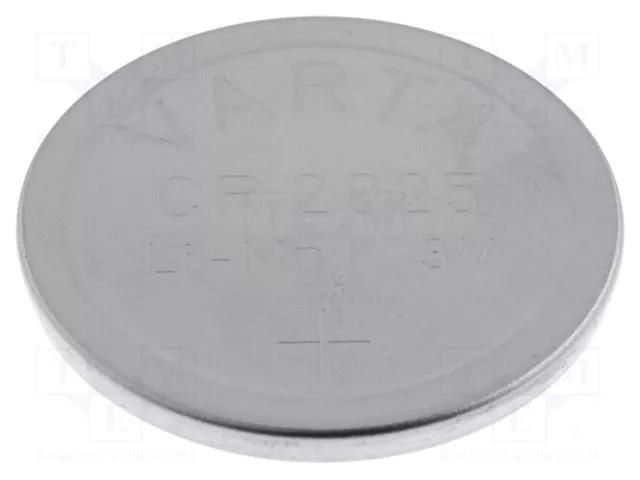 Battery: lithium; CR2025,coin; 3V; 170mAh; non-rechargeable VARTA MICROBATTERY BAT-CR2025/VA