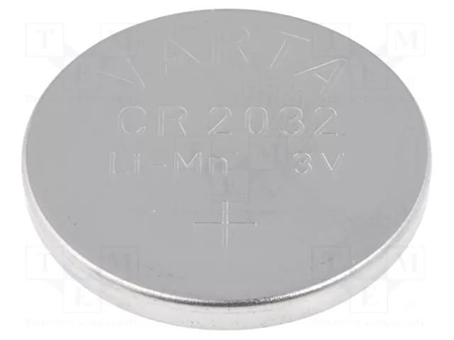 Battery: lithium; CR2032,coin; 3V; 230mAh; non-rechargeable VARTA MICROBATTERY BAT-CR2032/VA