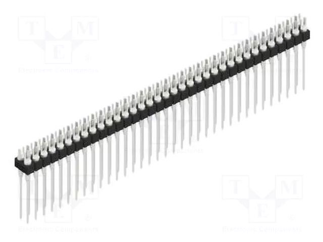 Connector: pin strips; pin header; PIN: 70; MK 208; 1.5A; 60V; 2x35 FISCHER ELEKTRONIK MK208.70.Z