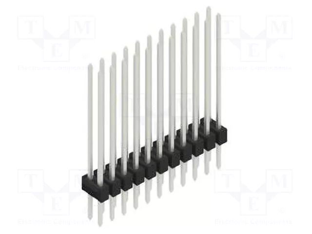 Connector: pin strips; pin header; male; PIN: 22; SL 2; 3A; 250V; THT FISCHER ELEKTRONIK SL2.230.22.Z