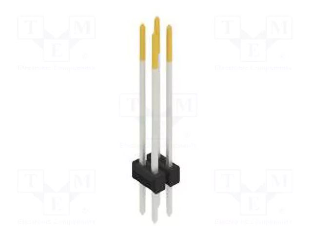 Connector: pin strips; pin header; male; PIN: 4; SL 2; 3A; 250V; THT FISCHER ELEKTRONIK SL2.230.4.S
