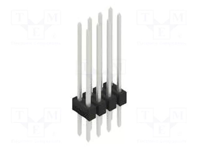 Connector: pin strips; pin header; male; PIN: 8; SL 2; 3A; 250V; THT FISCHER ELEKTRONIK SL2.179.8.Z