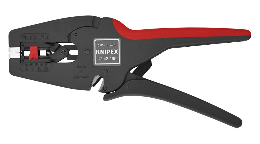 KNIPEX 12 42 195 MultiStrip 10 Automatic Insulation Stripper 195 mm 12 42 195 4003773054580