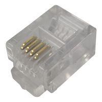 PLUG, RJ11, 6/4WAY P 127