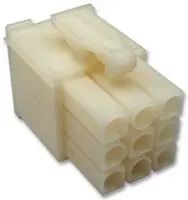 HOUSING, PLUG, 3 ROW, 9 WAY, NYLON 172169-1