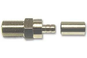 RF CONN, F BLKHD JACK, 75 OHM CRIMP 5-1814826-3