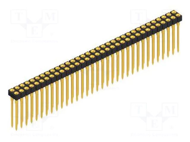 Connector: pin strips; socket; female; PIN: 66; MK 207; 1.5A; 60V FISCHER ELEKTRONIK MK.207.66.G