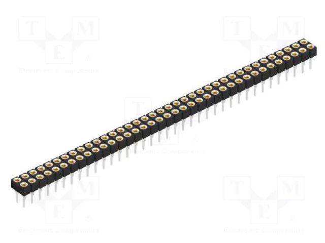 Connector: pin strips; socket; female; PIN: 74; MK 221; 3A; 150V FISCHER ELEKTRONIK MK.221.74