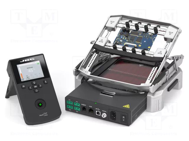 Preheater; 800W; 130x135mm; 230VAC; 50÷250°C; PCB holder; ESD JBC TOOLS JBC-PHSM-2KA