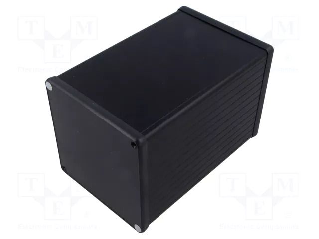Enclosure: with panel; 1455; X: 104.5mm; Y: 160mm; Z: 104.5mm; black HAMMOND HM-1455NS1602BK