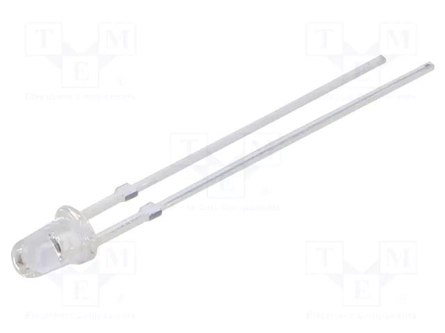 IR transmitter; 3mm; 770÷790nm; transparent; P opt: 80÷90mW; 15° OPTOSUPPLY OSI2XA3A11C
