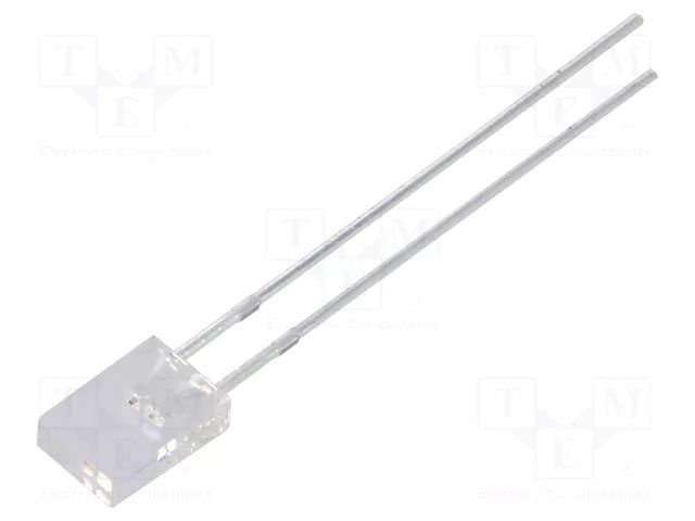 LED; red,blue; rectangular; 2x5x7mm; bipolar; 500÷750mcd; 120° OPTOSUPPLY OSRBP271C1B