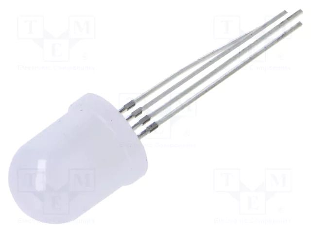 LED; red,green,yellow; 10mm; 180°; Front: convex; -30÷85°C; round OPTOSUPPLY OSTQMCA1K2A