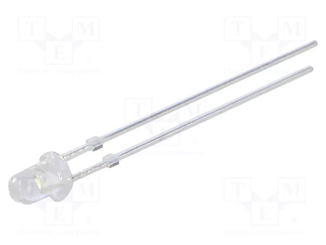 LED; white cold; 3mm; 22000÷25000mcd; 30°; Front: convex; -30÷85°C OPTOSUPPLY OSW54K3131C