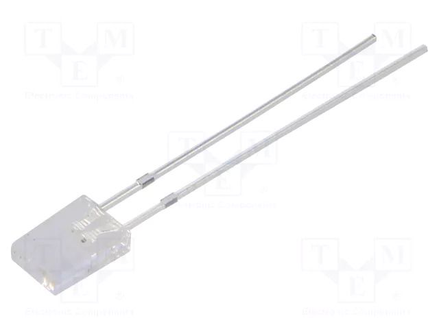 LED; blue,yellow; rectangular; 2x5x7mm; bipolar; 120°; Front: flat OPTOSUPPLY OSYBP271C1B