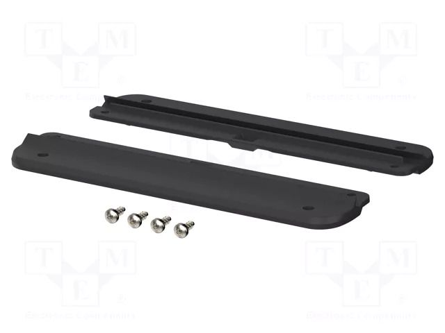 Set of wall holders; black; 2pcs. BOPLA BOV-48800605