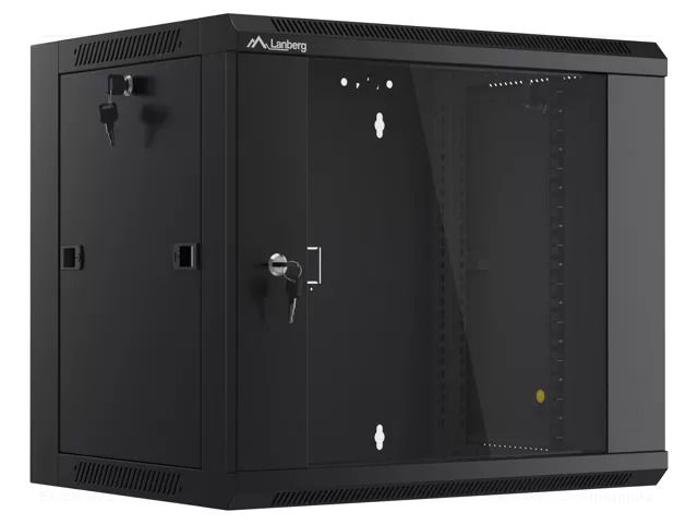 Enclosure: rack cabinet; Standard: 19"; 9U; black; Z: 450mm; X: 570mm LANBERG WAFA-5409-10B