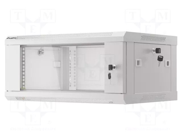 Enclosure: rack cabinet; Standard: 19"; 4U; grey; Z: 450mm; X: 600mm LANBERG WF01-6404-10S