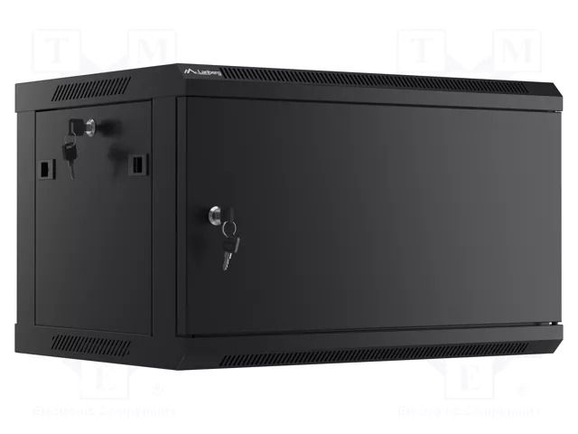 Enclosure: rack cabinet; Standard: 19"; 6U; black; Z: 450mm; X: 600mm LANBERG WF01-6406-00B