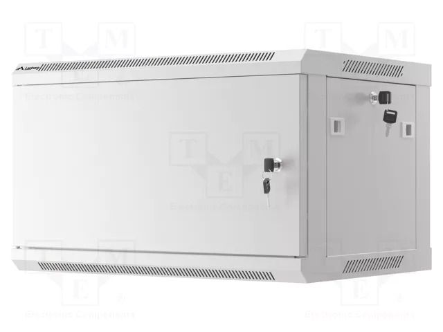 Enclosure: rack cabinet; Standard: 19"; 6U; grey; Z: 450mm; X: 600mm LANBERG WF01-6406-00S