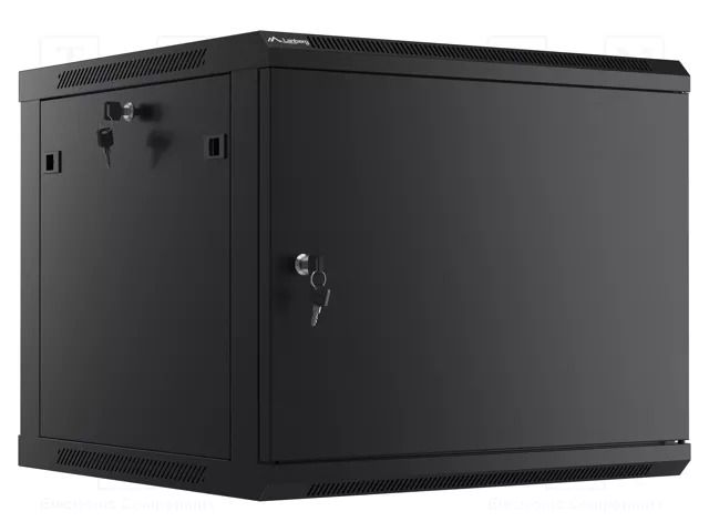 Enclosure: rack cabinet; Standard: 19"; 9U; black; Z: 600mm; X: 600mm LANBERG WF01-6609-00B