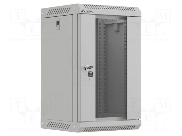 Enclosure: rack cabinet; Standard: 10"; 9U; grey; Z: 300mm; X: 300mm LANBERG WF11-3309-10S