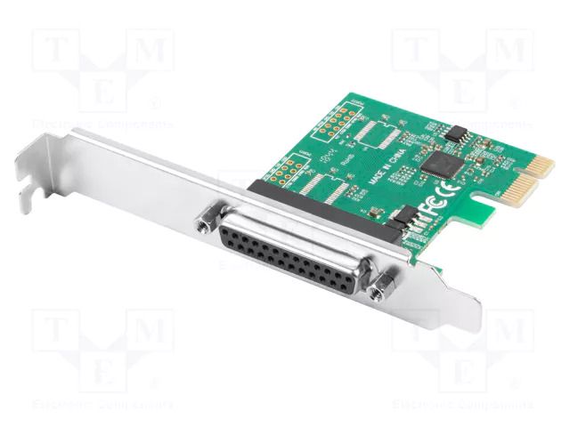 PC extension card: PCIe; LPT,PCIe; brackets on slot; 0÷50°C LANBERG PCE-LPT-001