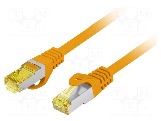 Patch cord; RJ45 plug,both sides; S/FTP; 6a; stranded; Cu; LSZH LANBERG PCF6A-10CU-0300-O