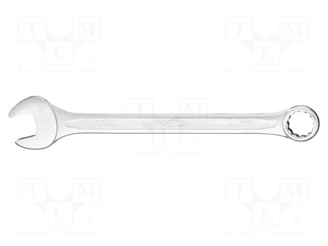 Wrench; combination spanner; 11mm; Chrom-vanadium steel; L: 150mm NEO TOOLS NEO-09-711